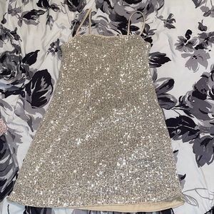 H&M sequin mini dress